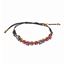 Foto de Pulsera plata chapado dorado circonitas circonitas rosa 24 X 0.50cm