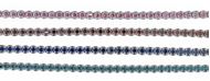 Foto de Pulsera Blink plata rodio circonitas brillantes paraiba 15+3cm