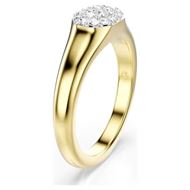 Foto de Anillo Dextera baño tono oro tallas mixtas color blanco Talla 55