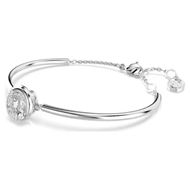Foto de Brazalete Dextera baño rodio talla redonda color blanco