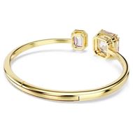 Foto de Brazalete Millenia baño tono oro talla octogonal color caramelo talla M y morado