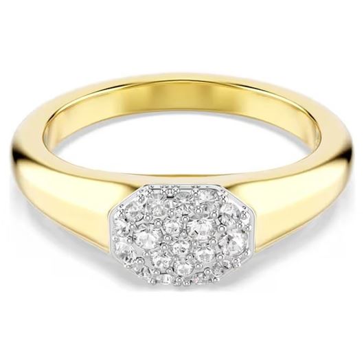 Foto de Anillo Dextera baño tono oro tallas mixtas color blanco Talla 46