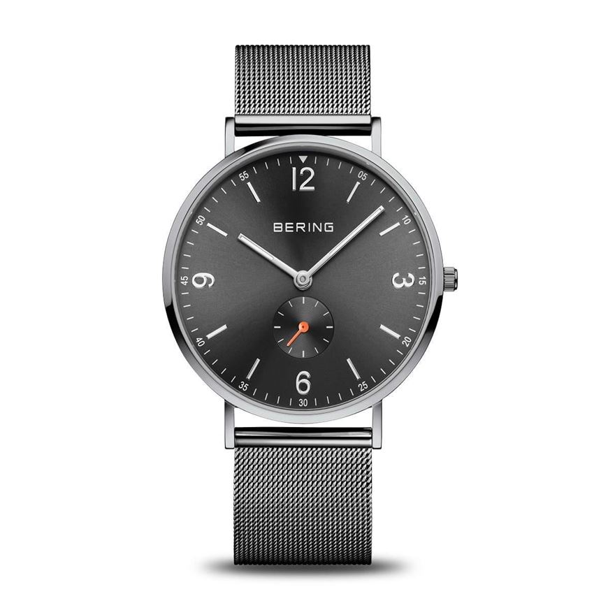 Foto de Reloj Classic gris antracita y esfera gris 40mm malla milanesa