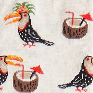 Foto de Calcetines Tropical Tucan Beigre Talla M