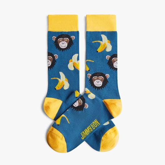 Foto de Calcetines Monkeys & Bananas Azul Talla L