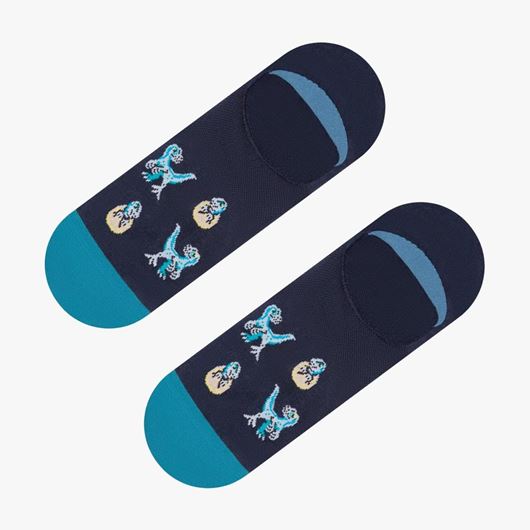 Foto de Calcetines Invisibles Jurassic Baby Dinos Azul oscuro Talla L