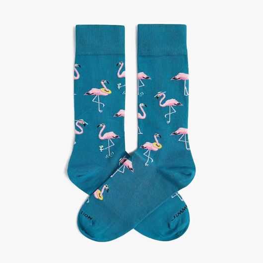 Foto de Calcetines Funky Flamingo Verdes Talla M