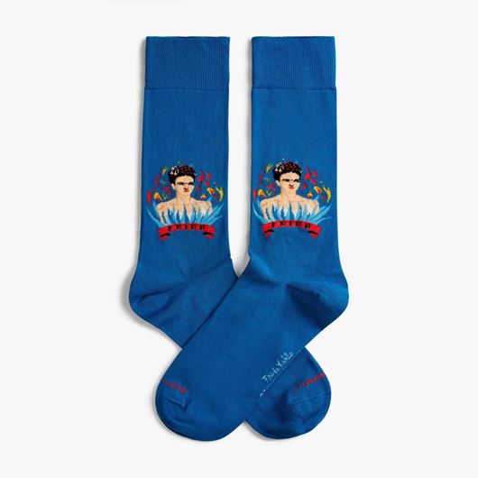 Foto de Calcetines Frida Fuego Azul Talla M
