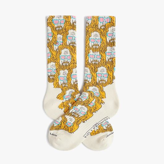 Foto de Calcetines Athletic The Big Lebowski in the Dude We Trust Negros Talla L