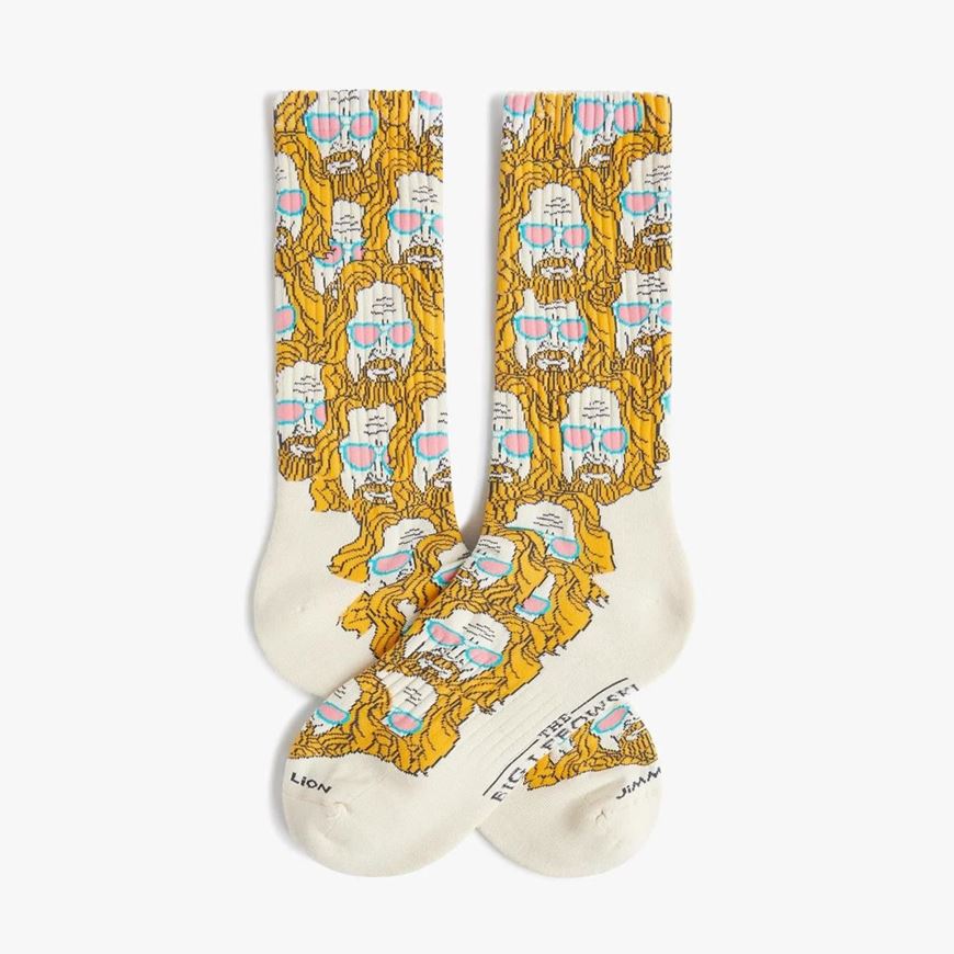 Foto de Calcetines Athletic The Big Lebowski in the Dude We Trust Negros Talla L