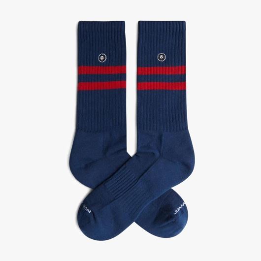 Foto de Calcetines Athletic Stripe parties Azul Oscuro Talla L