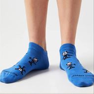 Foto de Calcetines Tobilleros Felix Pattern Azules Talla L