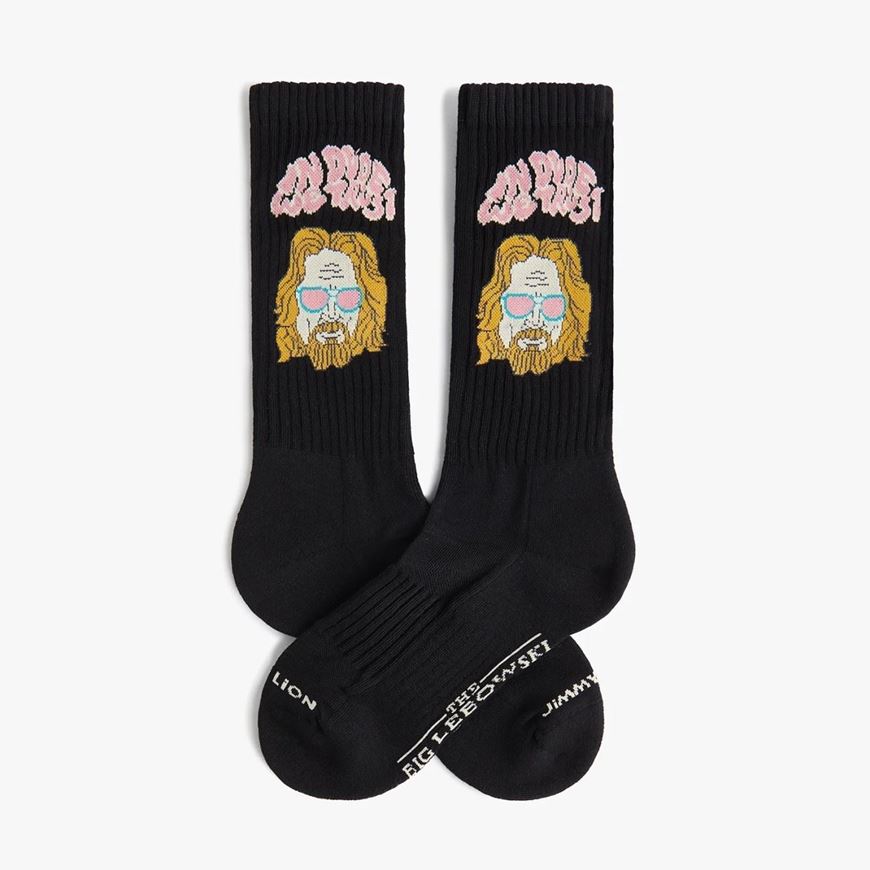 Foto de Calcetines Athletic The Big Lebowski in the Dude We Trust Beige Talla L