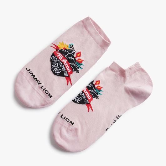 Picture of Calcetines Tobilleros Frida Te Amo rosa M