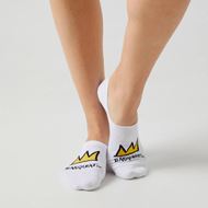 Foto de Calcetines Invisibles Basquiat Crown blanco L
