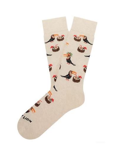 Picture of Calcetines Tropical Toucan beige L