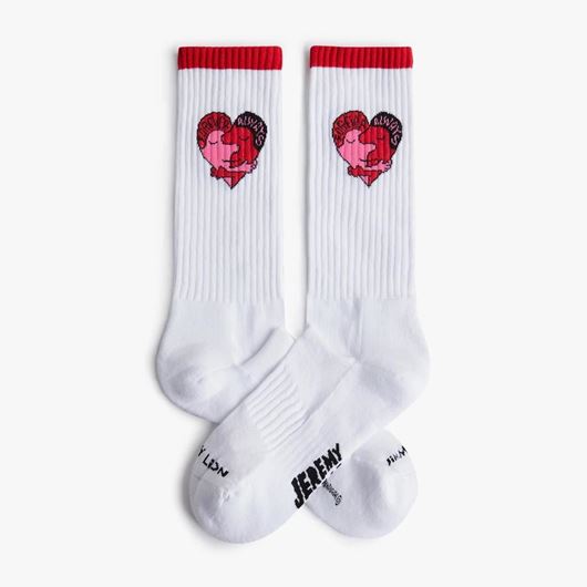 Picture of Calcetines Athletic Forever Always media caña blanco M