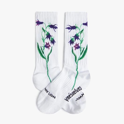 Picture of Calcetines Athletic Ynes Suelves Campanula blancos M