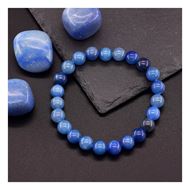 Foto de Pulsera piedra natural dongling azul 6mm