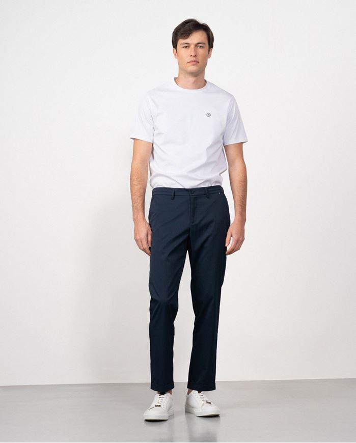 Foto de Pantalón sport falso liso sate marino