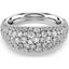 Foto de Anillo Sublima pavé baño rodio talla 55