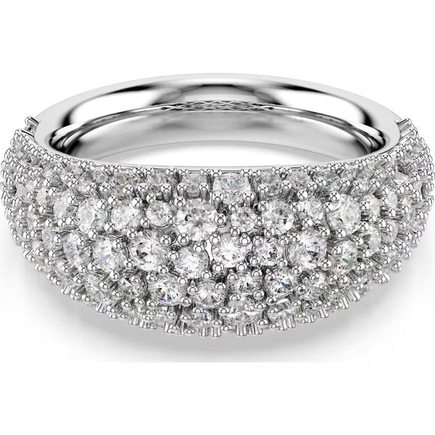 Foto de Anillo Sublima pavé baño rodio talla 55