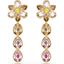 Foto de Pendientes Idyllia flor tallas mixtas multicolor