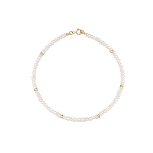 Picture of Pulsera Chic perlas mini en oro amarillo 18kt