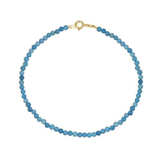 Picture of Pulsera Chic Howlitas turquesas en oro amarillo 18kt 