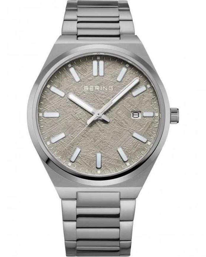 Foto de Reloj Sport Classic esfera gris con textura de acero pavonado gris 39mm