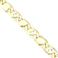 Foto de Pulsera oro amarillo 18kt, eslabón fantasía grosor 6,50mm