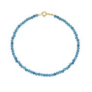 Foto de Pulsera Chic Howlitas turquesas en oro amarillo 18kt 16cm