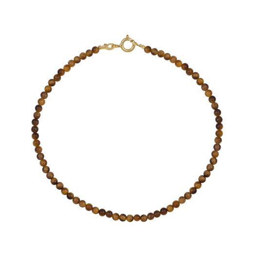 Foto de Pulsera Chic Ojo de tigre en oro amarillo 18kt 18cm