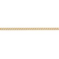 Foto de Cadena de oro amarillo 18kt eslabón barbado tupido 1,20mm, longitud 50cm