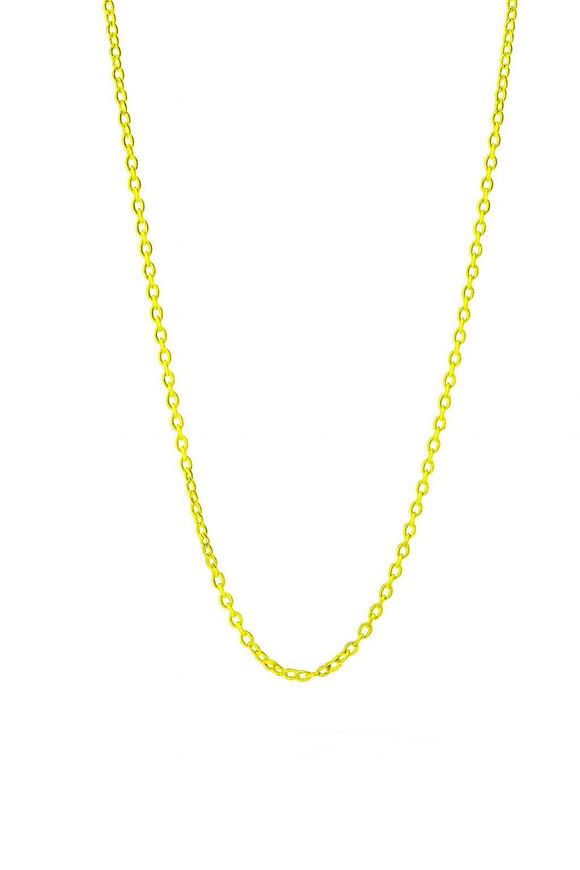 Foto de Cadena de Oro Amarillo 18kt 50cm Eslabón Roló