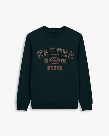 Foto de Sudadera Rugby verde botella