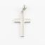 Foto de Cruz de oro blanco 18kt pulida