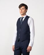 Foto de Chaleco de Vestir Azul Royal para Hombre Slim Fit
