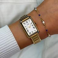Picture of Reloj Cluse Belisenna Acero, Color Blanco, Dorado