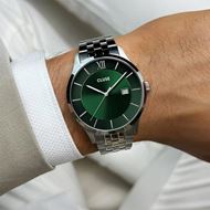 Picture of Reloj Cluse Aravis de 3 manecillas en acero, color verde y plateado.