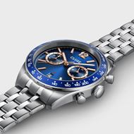 Picture of Reloj Cluse Aravis Dual Timer Acero, Azul, Color Plata