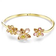 Foto de Brazalete Idyllia Tallas mixtas, Flor, Multicolor, Baño tono oro Talla S