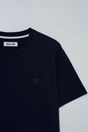 Foto de Camiseta con Textura Regular Fit Color Azul Marino