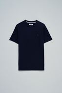 Foto de Camiseta con Textura Regular Fit Color Azul Marino