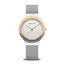 Picture of Reloj Bering Classic plateado con bisel oro rosa 34mm