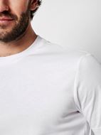 Foto de Camiseta Manga Corta Cuello Redondo Blanca Hombre
