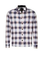 Picture of Camisa estampado cuadros tonos cálidos