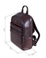 Foto de Mochila de piel vacuno marrón Miguel Bellido