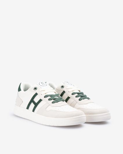Foto de Sneaker Kent beige y verde botella