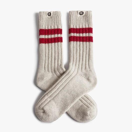Foto de Calcetines Premium Winter Rec Beige/red L